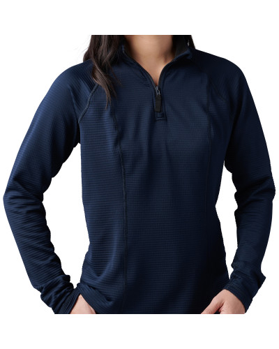 Термореглан женский 5.11 Tactical Women's Stratos 1/4 Zip, Peacoat (62417-787)