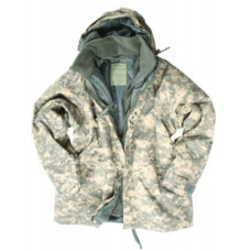 Куртка Mil-Tec непромокаемая с флисовой подстёжкой, Камуфляж AT-DIGITAL