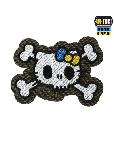 M-Tac нашивка KITTY (вишивка) White/Ranger Green (51387023)