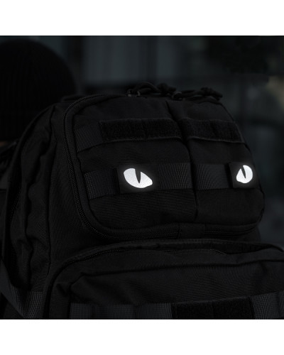 M-Tac нашивка Tiger Eyes Laser Cut (пара) Reflective Black (51140299)