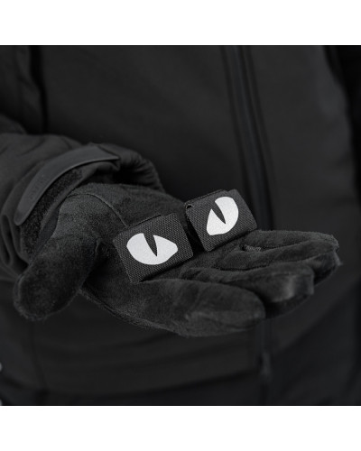 M-Tac нашивка Tiger Eyes Laser Cut (пара) Reflective Black (51140299)