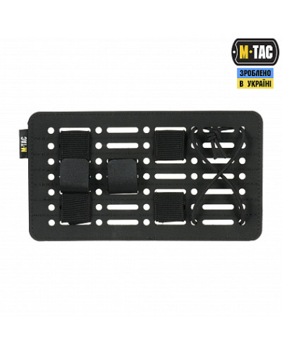 M-Tac вставка модульная MOLLE 19,5х11 Lasser Cut Black (10203002)