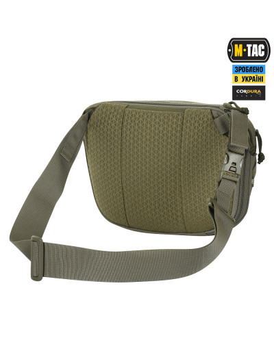 M-Tac сумка Sphaera Hex Hardsling Bag Large с липучкой Elite Ranger Green (51422023)