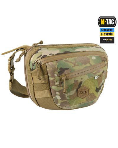 M-Tac сумка Sphaera Hex Hardsling Bag Large с липучкой Elite Multicam/Coyote (51422508)