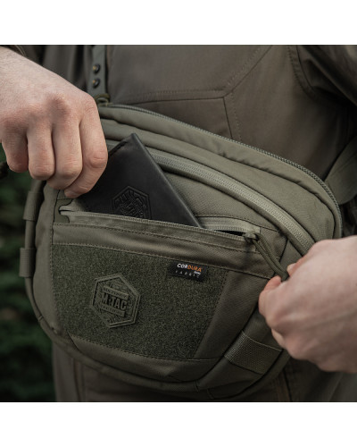 M-Tac сумка Sphaera Hardsling Bag Large з липучкою Elite Ranger Green (51610023)