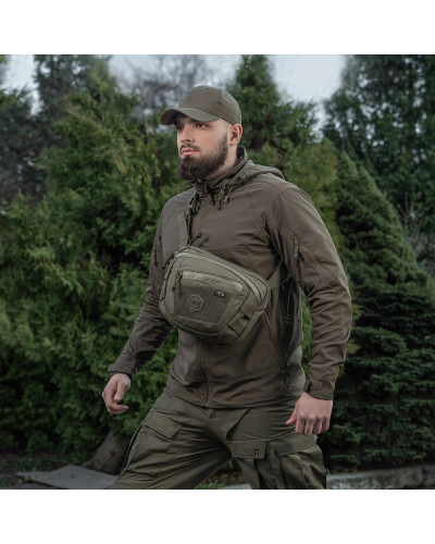 M-Tac сумка Sphaera Hardsling Bag Large з липучкою Elite Ranger Green (51610023)
