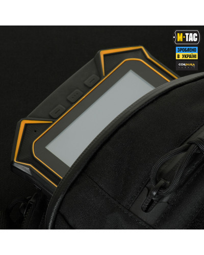 M-Tac сумка Sphaera Hardsling Bag Large с липучкой Elite Black (51610002)