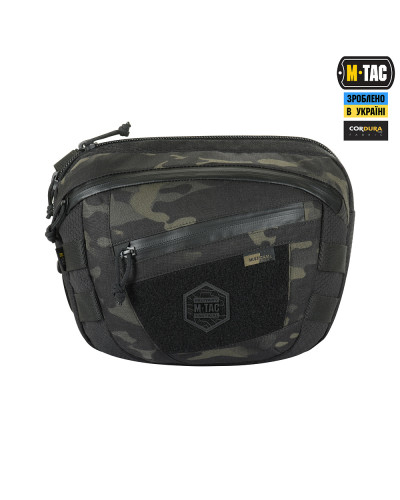 M-Tac сумка Sphaera Hex Hardsling Bag Large з липучкою Elite Multicam Black/Black (51422208)