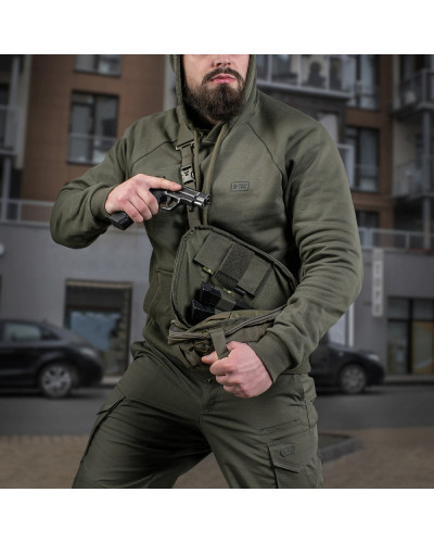 M-Tac сумка Sphaera Hex Hardsling Bag Large с липучкой Elite Ranger Green (51422023)