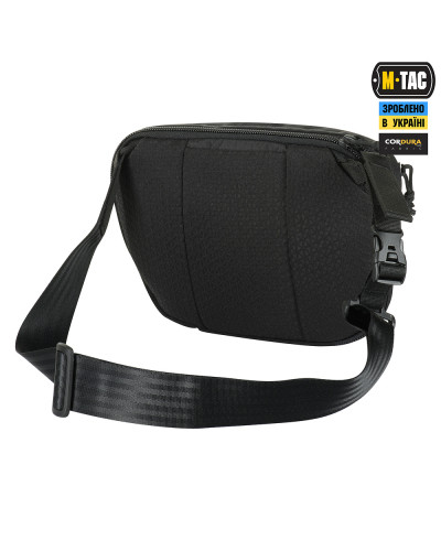 M-Tac сумка Sphaera Hex Hardsling Bag Large с липучкой Elite Black (51422002)