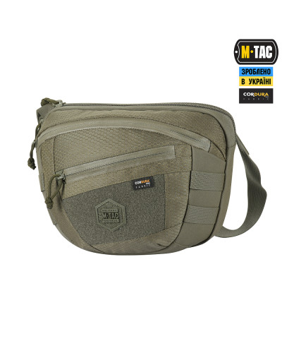 M-Tac сумка Sphaera Hex Hardsling Bag Large с липучкой Elite Ranger Green (51422023)