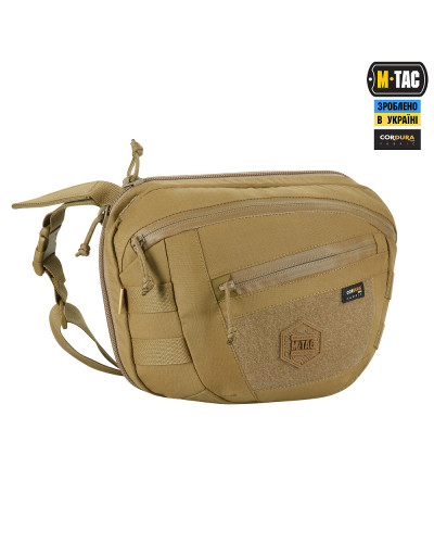 M-Tac сумка Sphaera Hardsling Bag Large з липучкою Elite Coyote (51610005)