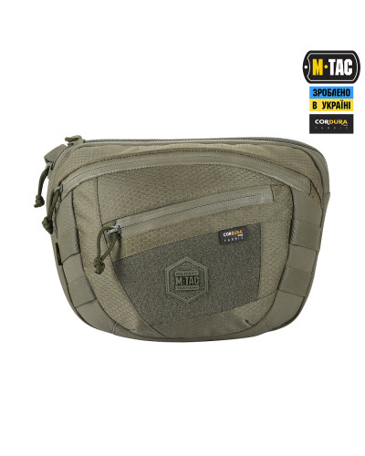 M-Tac сумка Sphaera Hex Hardsling Bag Large с липучкой Elite Ranger Green (51422023)