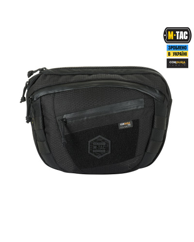 M-Tac сумка Sphaera Hex Hardsling Bag Large с липучкой Elite Black (51422002)