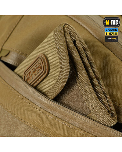 M-Tac сумка Sphaera Hardsling Bag Large з липучкою Elite Coyote (51610005)