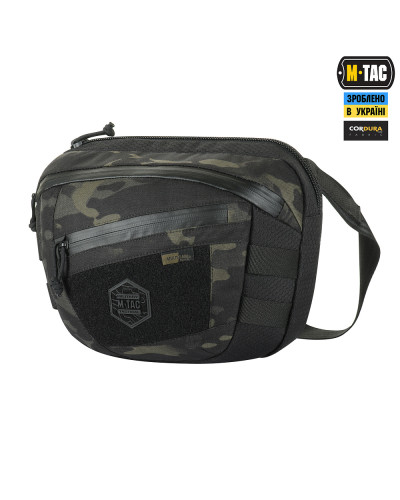 M-Tac сумка Sphaera Hex Hardsling Bag Large з липучкою Elite Multicam Black/Black (51422208)