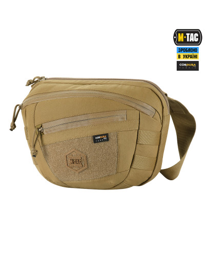 M-Tac сумка Sphaera Hardsling Bag Large з липучкою Elite Coyote (51610005)