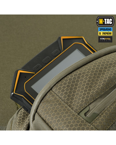 M-Tac сумка Sphaera Hex Hardsling Bag Large с липучкой Elite Ranger Green (51422023)