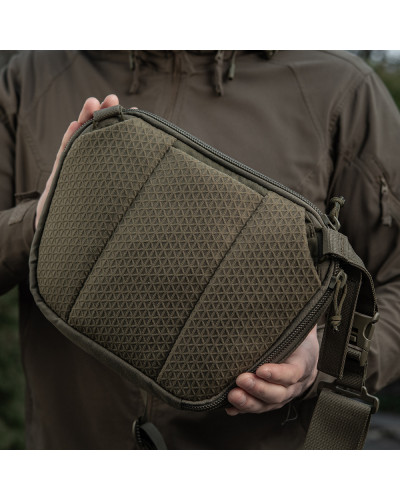 M-Tac сумка Sphaera Hardsling Bag Large з липучкою Elite Ranger Green (51610023)