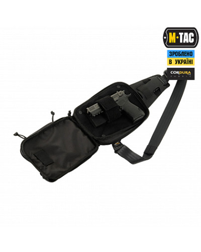 M-Tac сумка Sling Pistol Bag Elite Hex Black (10175002)