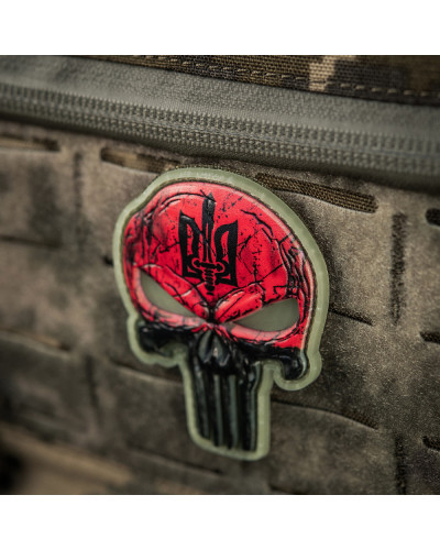 M-Tac нашивка Punisher Червоний GID (51353891)