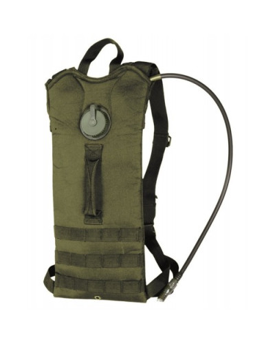Рюкзак с гидросистемой Mil-Tec BASIC WATER PACK WITH STRAPS (3 литра), Olive (14537101)