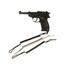 Шнур Mil-Tec пистолетный спиральный страховочный, Black