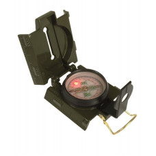 Компас армейский металлический Mil-Tec US (светодиодная подсветка), Olive
