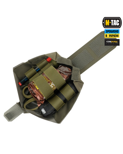 M-Tac подсумок медицинский вертикальный Small Elite Ranger Green (11238023)