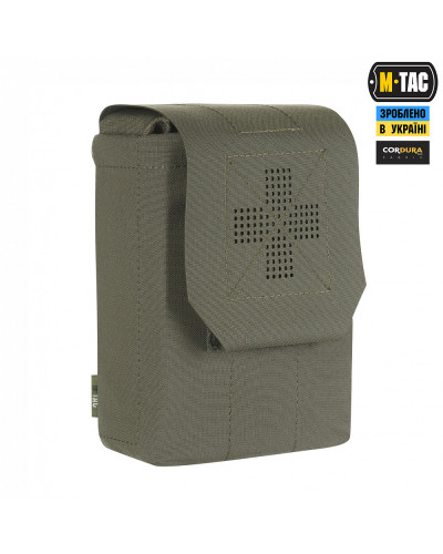 M-Tac подсумок медицинский вертикальный Large Elite Ranger Green (10239023)