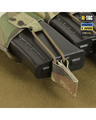 M-Tac підсумок еластичний на 3 магазина Elite Laser Cut Multicam (10145108)