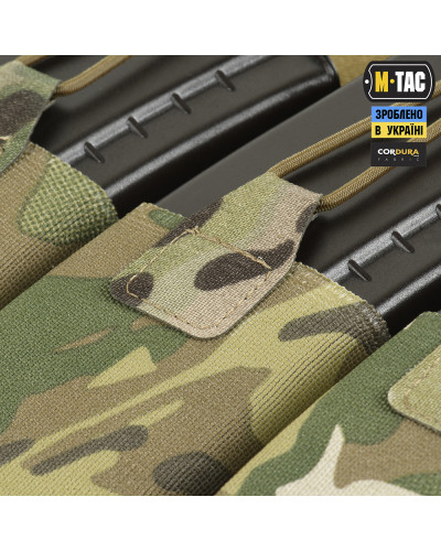 M-Tac підсумок еластичний на 3 магазина Elite Laser Cut Multicam (10145108)