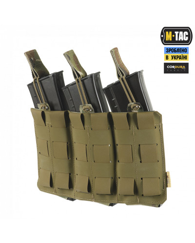 M-Tac підсумок еластичний на 3 магазина Elite Laser Cut Multicam (10145108)