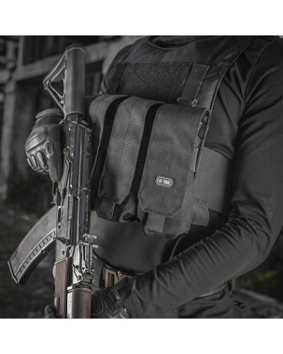 M-Tac подсумок для АК закрытый двойной Black (10013002)