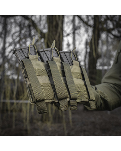 M-Tac подсумок эластичный на 3 магазина Elite Ranger Green (10140023)