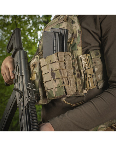 M-Tac подсумок для магазина открытый двойной Laser Cut Multicam (10158008)