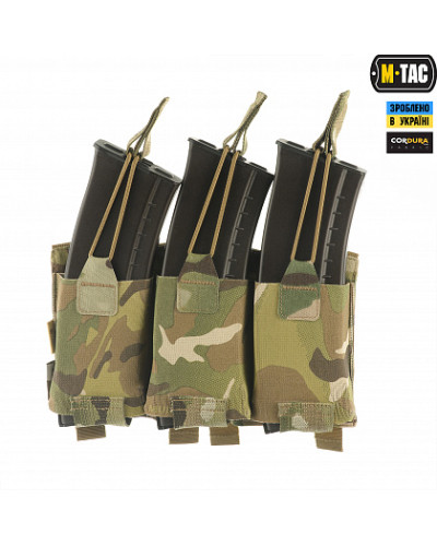 M-Tac подсумок эластичный на 3 магазина Elite Multicam (10140008)