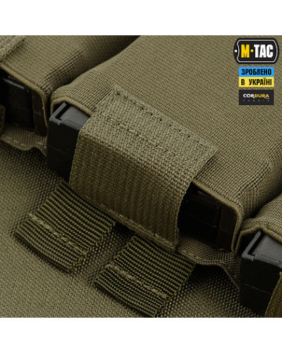 M-Tac подсумок эластичный на 3 магазина Elite Ranger Green (10140023)