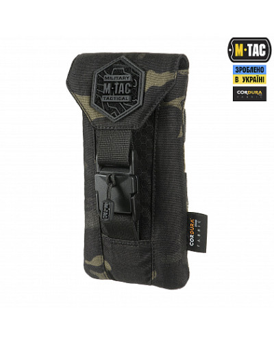 M-Tac подсумок для смартфона Elite Medium Hex Full Multicam Black/Black (10154208)