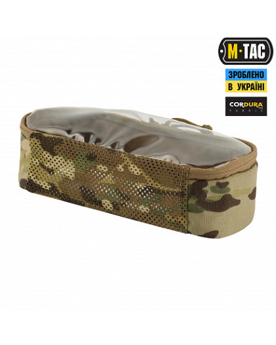 M-Tac органайзер утилітарний прозорий Elite Medium (26х11 см) Multicam (10147008-M)