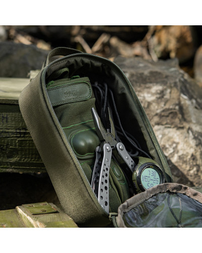 M-Tac органайзер утилітарний прозорий Elite Small (22х14 см) Ranger Green (10147023-S)