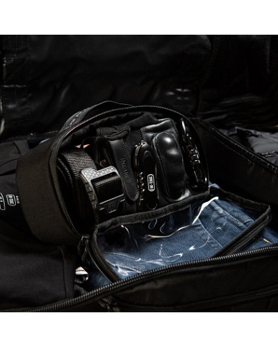 M-Tac органайзер утилитарный прозрачный Elite Medium (26х11 см) Black (10147002-M)