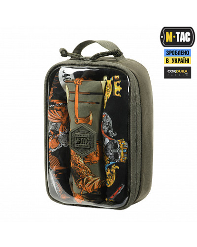 M-Tac органайзер утилитарный прозрачный Elite Small Gen.II Ranger Green (10147823-S)