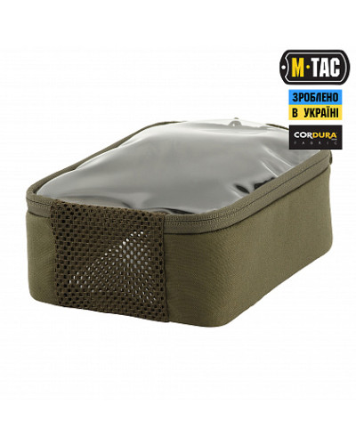 M-Tac органайзер утилітарний прозорий Elite Small (22х14 см) Ranger Green (10147023-S)
