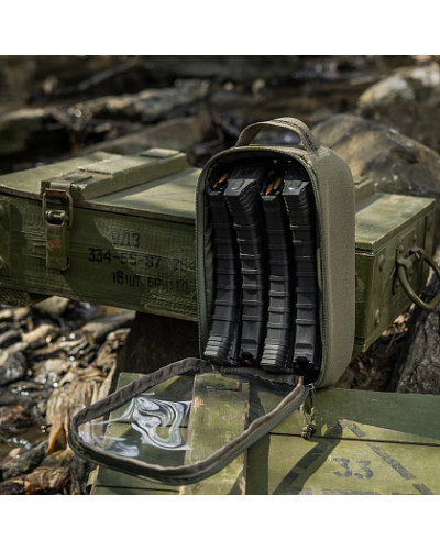 M-Tac органайзер утилітарний прозорий Elite Small (22х14 см) Ranger Green (10147023-S)