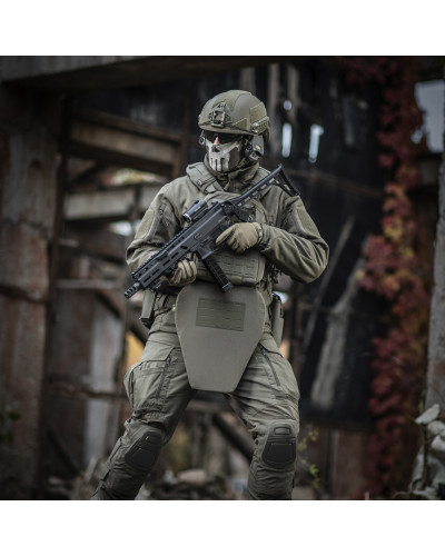 M-Tac Фартук противоуламочный с баллистическим пакетом 1A Laser Cut XL Ranger green (10243123)