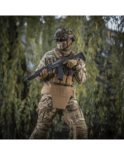 M-Tac Фартук противоуламочный с баллистическим пакетом 1A Laser Cut Coyote (10243005)