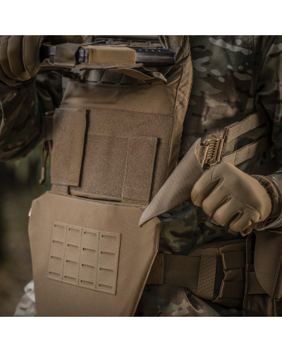 M-Tac Фартук противоуламочный с баллистическим пакетом 1A Laser Cut Coyote (10243005)