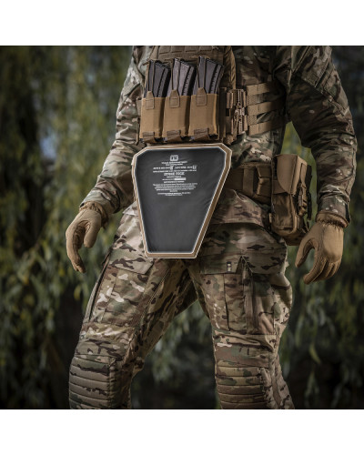 M-Tac Фартук противоуламочный с баллистическим пакетом 1A Laser Cut Coyote (10243005)