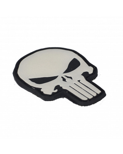 M-Tac нашивка Punisher PVC Black/White (51136236)